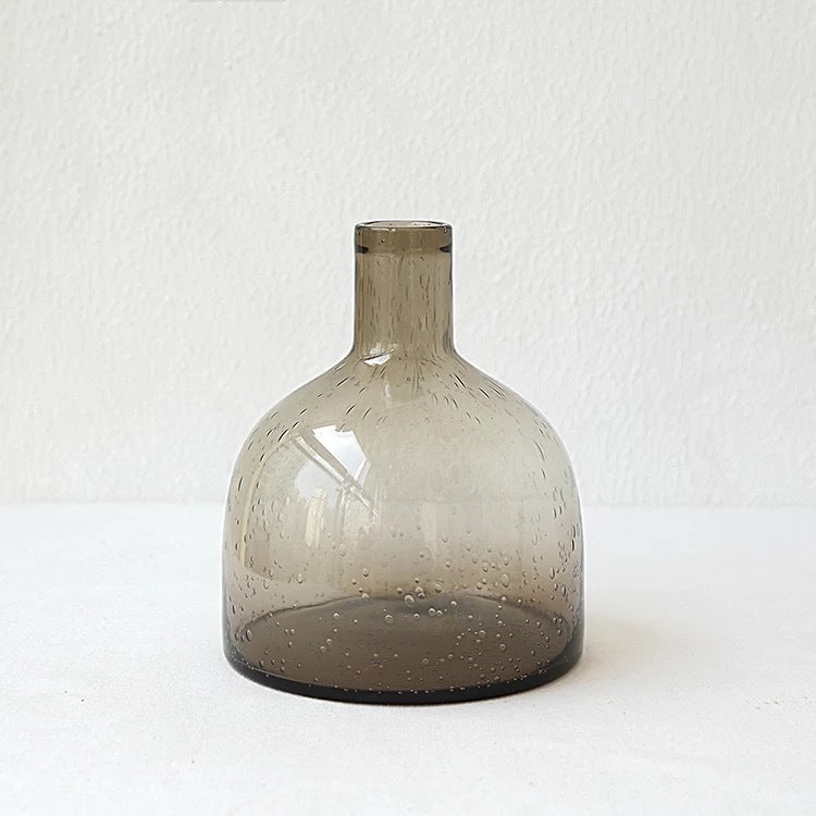 Vase en verre à bulles, décoration de maison, décoration de Vase