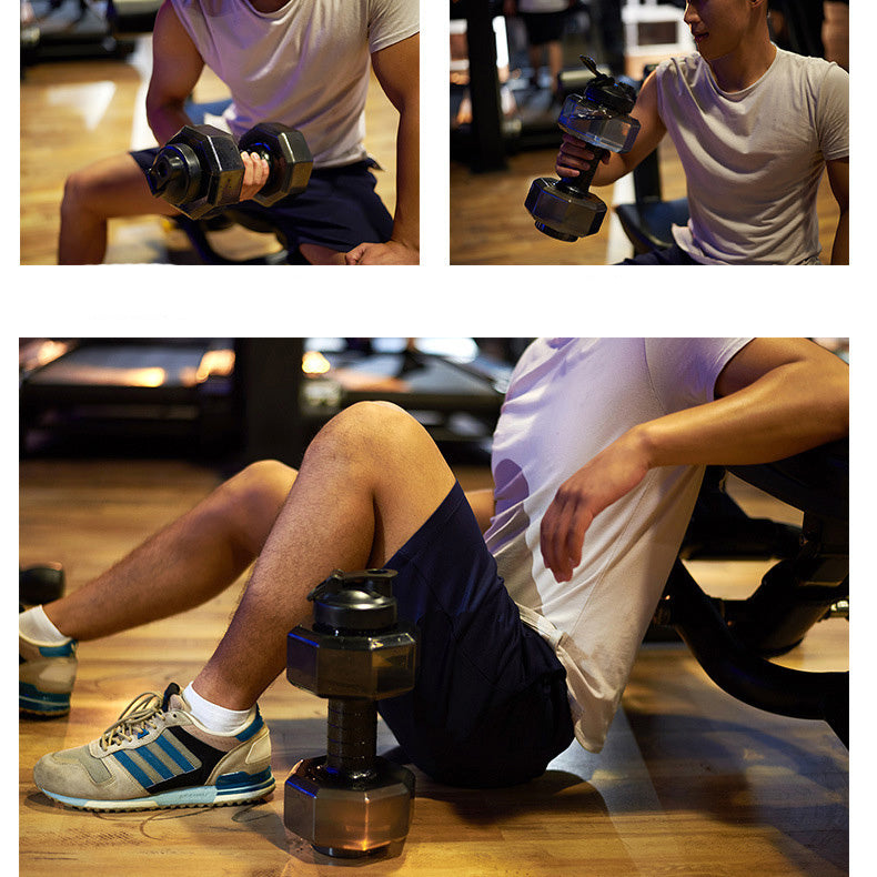 Fitness haltère tasse sport créatif bouteille d'eau hommes