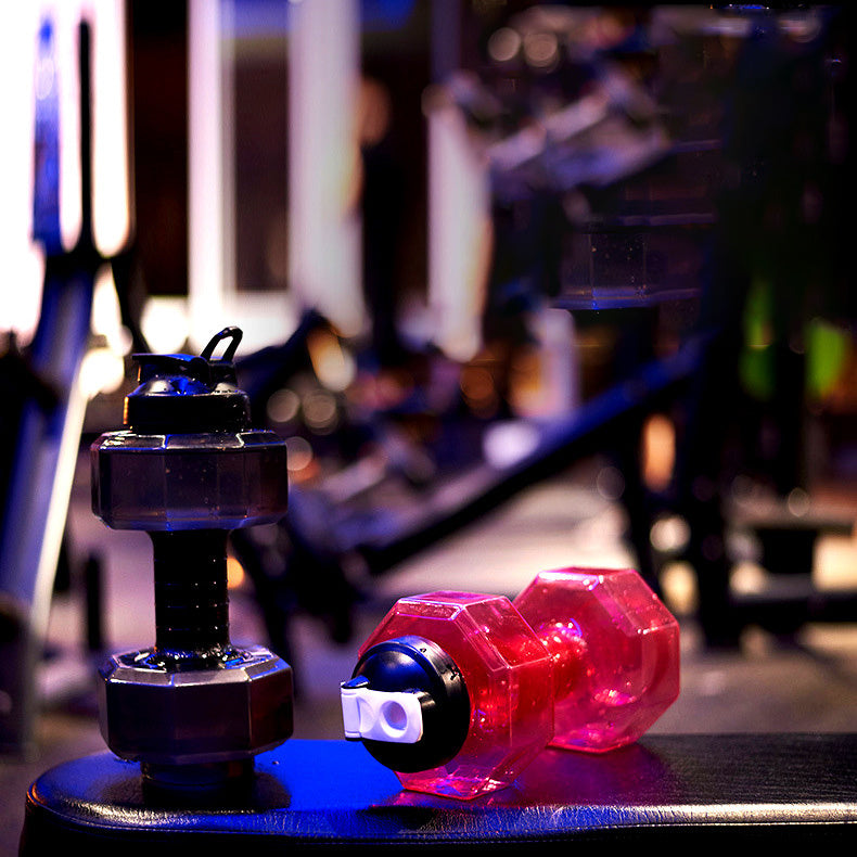 Fitness haltère tasse sport créatif bouteille d'eau hommes