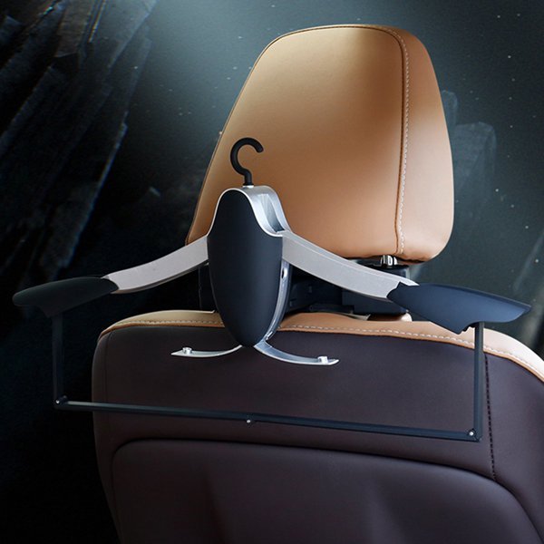 Accessoires de voiture, cintre pliant pour vêtements de voiture, pingouin créatif, vêtements d'extérieur de voiture, vêtements suspendus