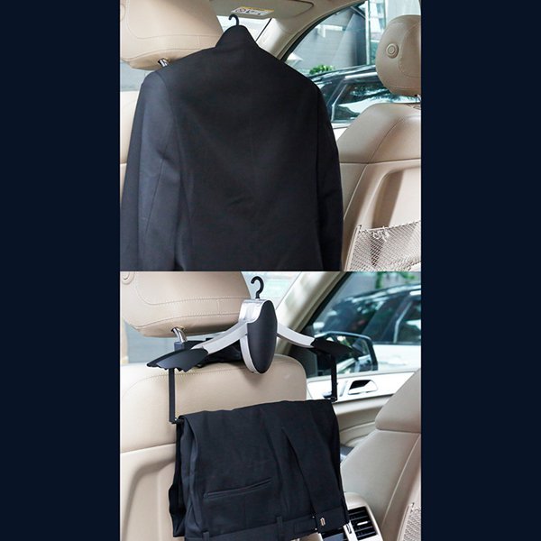 Accessoires de voiture, cintre pliant pour vêtements de voiture, pingouin créatif, vêtements d'extérieur de voiture, vêtements suspendus