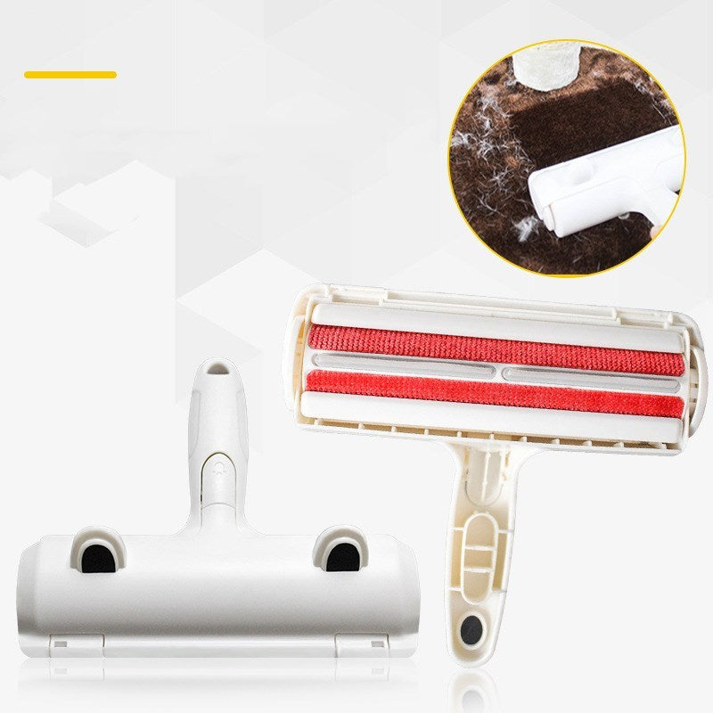 Rouleau d'épilation à 2 voies pour animaux de compagnie, brosse pour enlever les peluches, poils de chien et de chat, vêtements, brosse de nettoyage de tapis, rasoir Fuzz