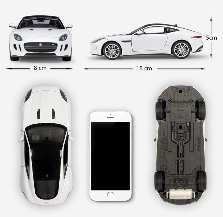 JAGUAR F-Type Coupe simulación coche en miniatura de aleación adulto