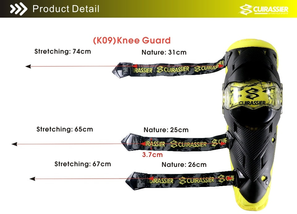 Protector de codo para motocicleta, rodillera Cuirassier, rodilleras para Motocross, descenso, moto de cross, protección MX, coderas de carreras todoterreno