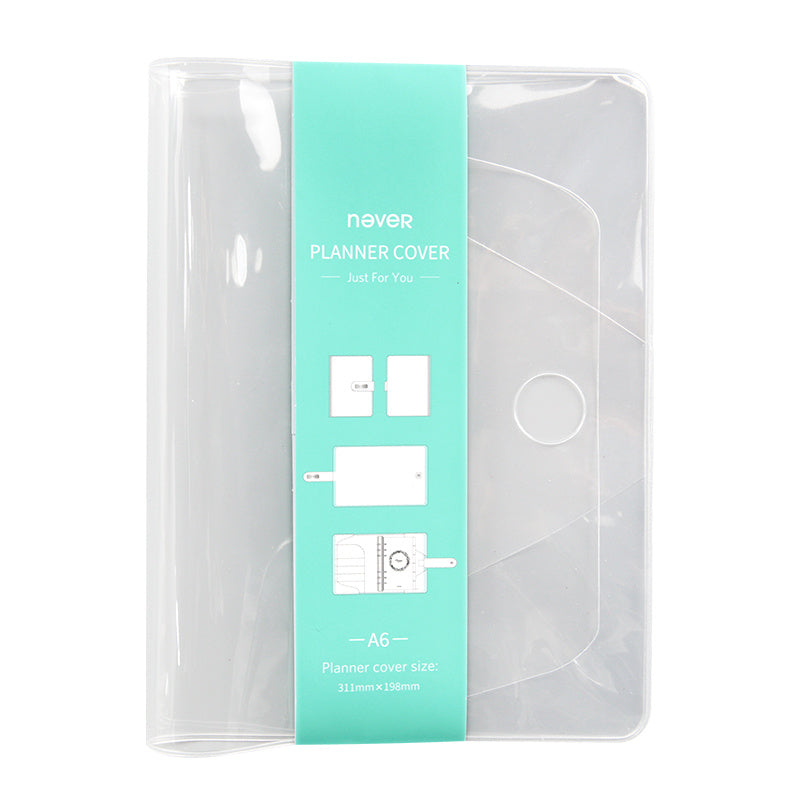 Couverture de protection transparente pour livre à main
