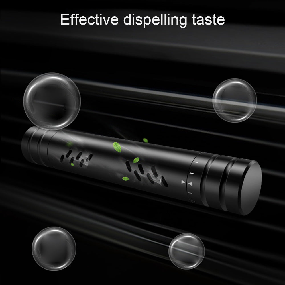 Clip d'aromathérapie pour sortie d'air de voiture, bâton de parfum en alliage d'aluminium pour climatiseur de voiture, baume solide