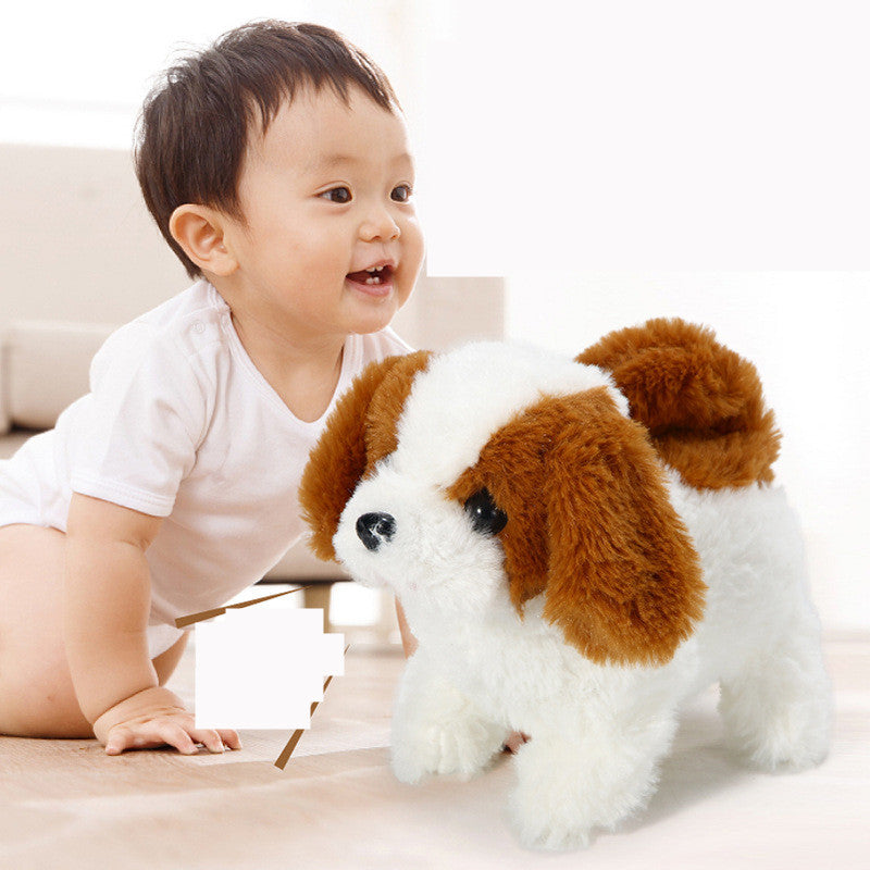 Jouets en peluche animaux électriques pour enfants Corgi Teddy Bunny