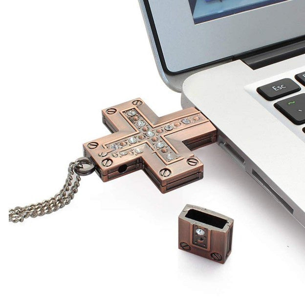 Unidad flash USB 32G Unidad flash USB con cruz de metal