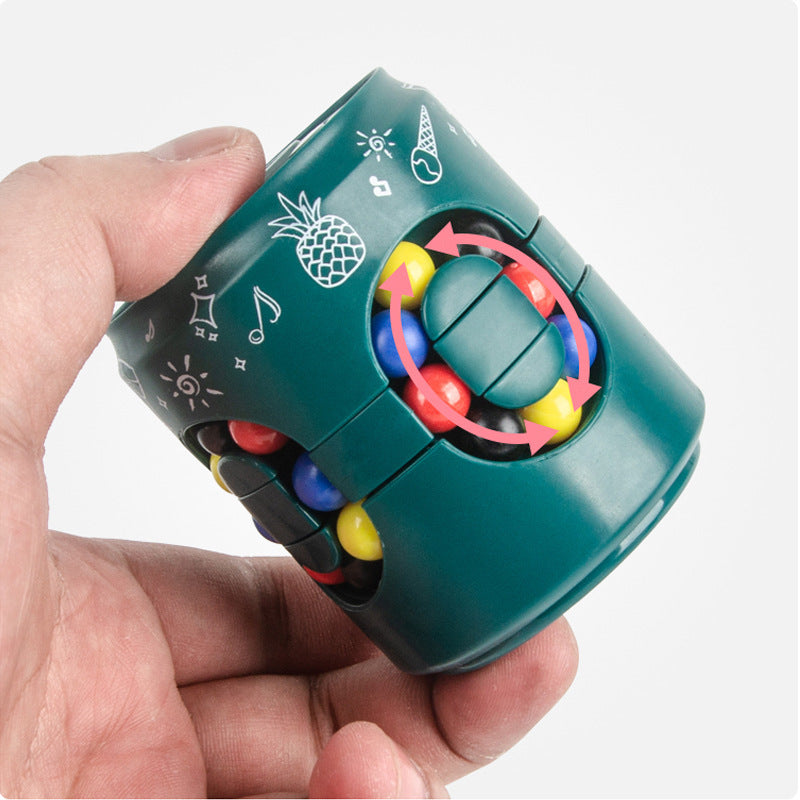 Can Cube Top – haricots colorés magiques, rotation des doigts, soulage le Stress