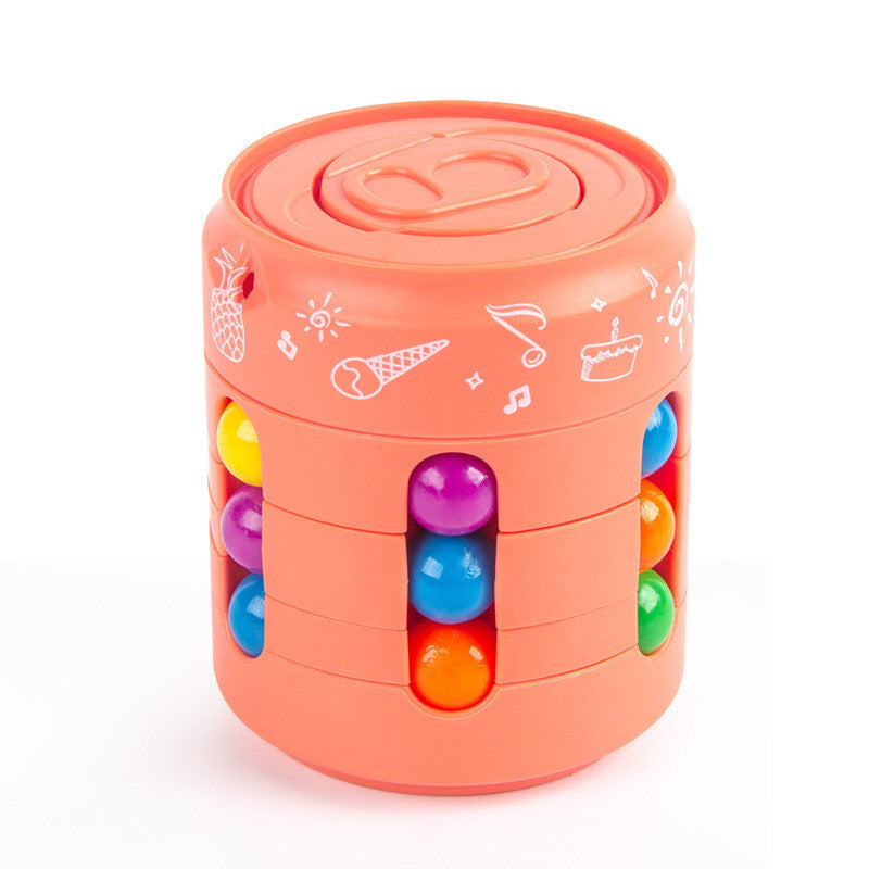 Can Cube Top – haricots colorés magiques, rotation des doigts, soulage le Stress
