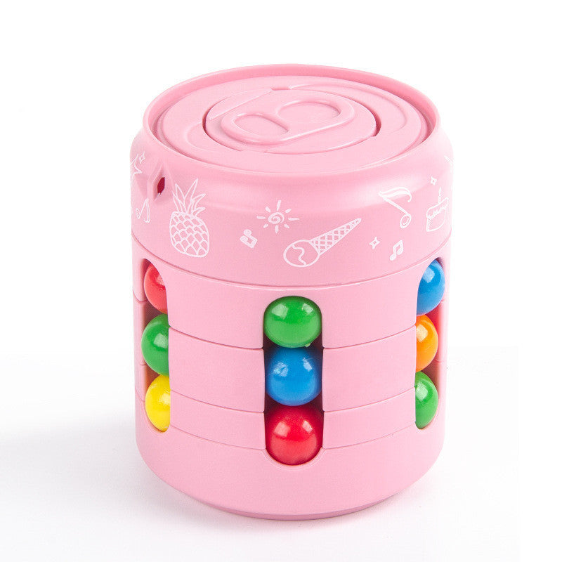 Can Cube Top – haricots colorés magiques, rotation des doigts, soulage le Stress