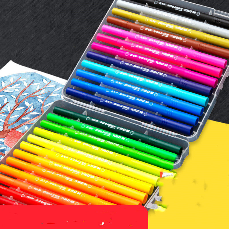 Ensemble de stylos aquarelle à tête souple, double tête