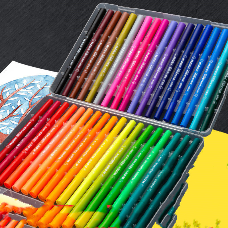 Ensemble de stylos aquarelle à tête souple, double tête
