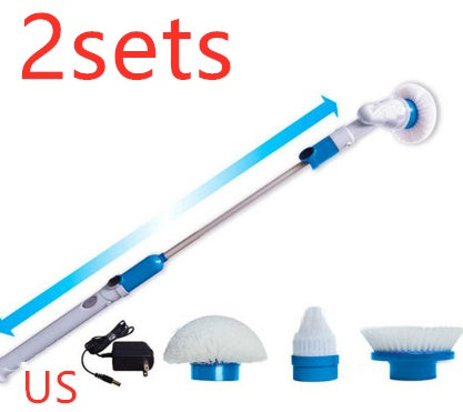 Brosse de nettoyage électrique rechargeable rétractable