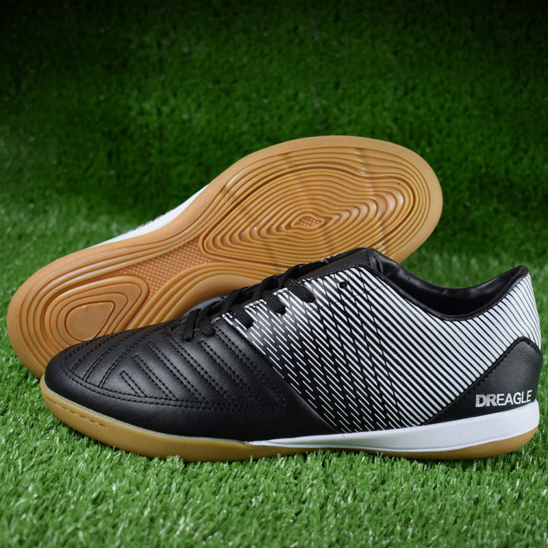 Chaussures de football plates antidérapantes à semelle souple en caoutchouc résistant à l'usure