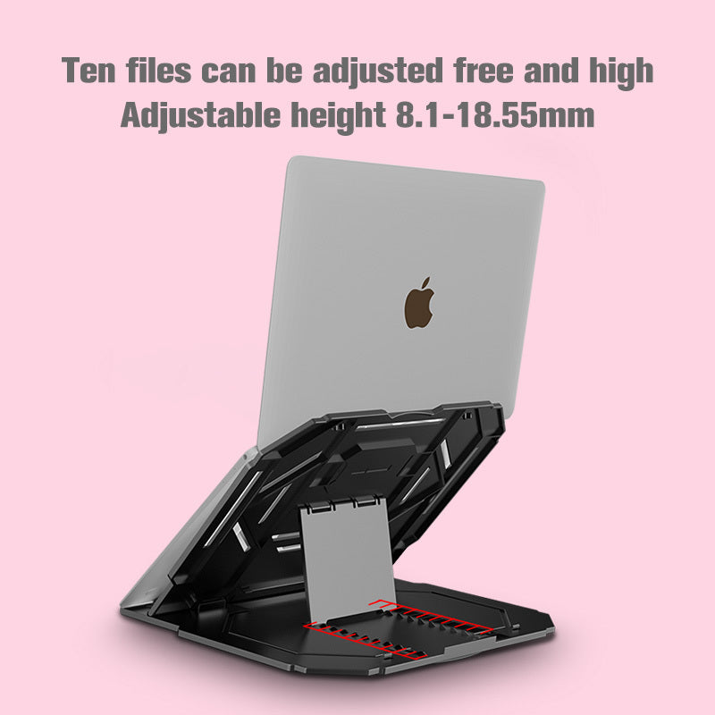 Soporte para computadora portátil con mayor disipación de calor estante portátil elevador plegable
