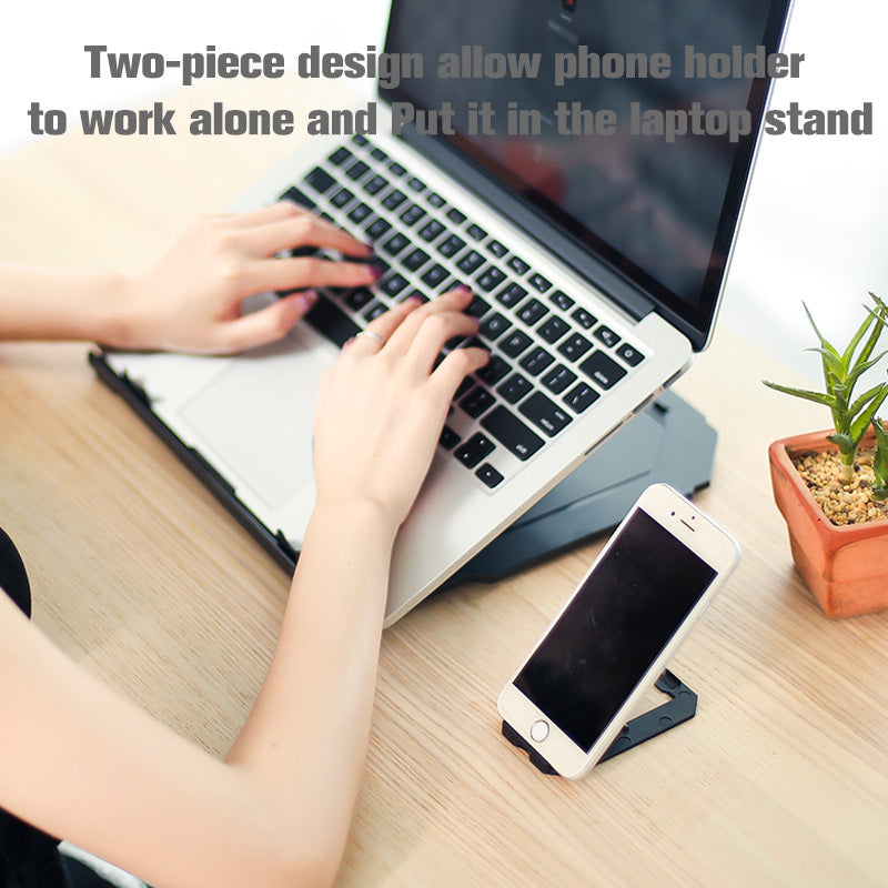 Soporte para computadora portátil con mayor disipación de calor estante portátil elevador plegable