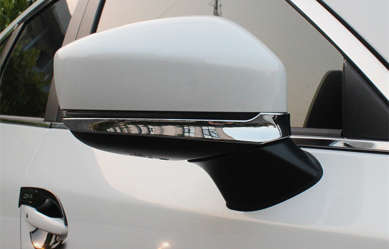 The Second Generation Mazda CX-5 Rearview Mirror Trim Strip 17-20 CX5 Rearview Mirror Cover Anti-Scratch Strip Bright Strip Change Decoration