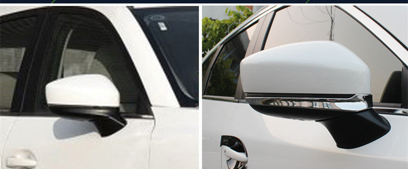 The Second Generation Mazda CX-5 Rearview Mirror Trim Strip 17-20 CX5 Rearview Mirror Cover Anti-Scratch Strip Bright Strip Change Decoration