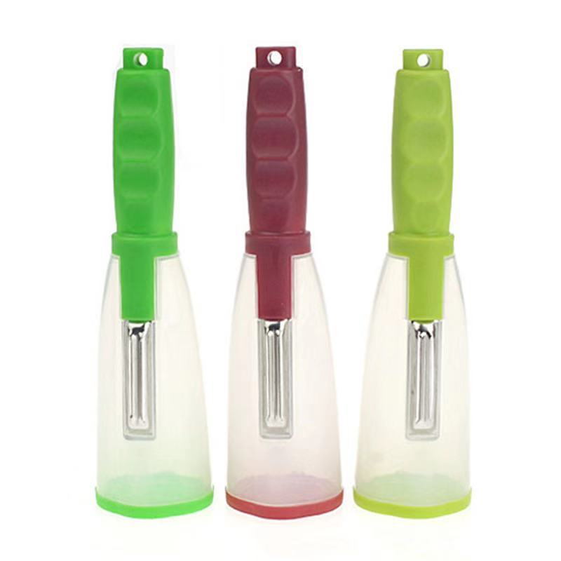 Cuchillo para frutas y verduras, pelador de cuchillos peladores de acero inoxidable