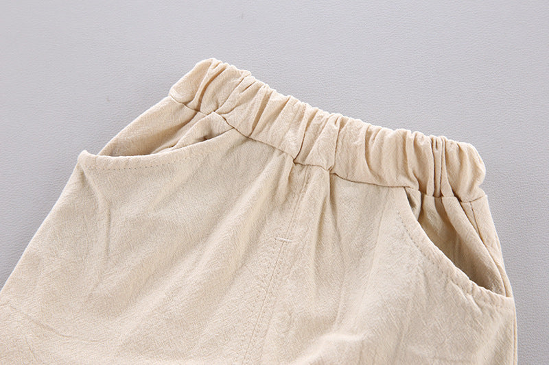 Vêtements coréens pour enfants à manches courtes pour garçons et filles