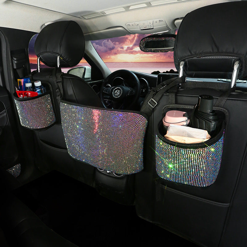 Poches de filet de rangement pour voiture entre les sièges d'auto Sac de rangement pour voiture