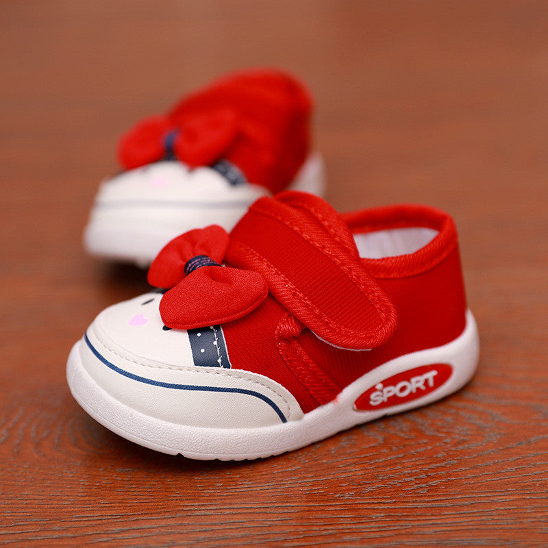Chaussures décontractées avec nœud, chaussures de princesse pour bébés et tout-petits