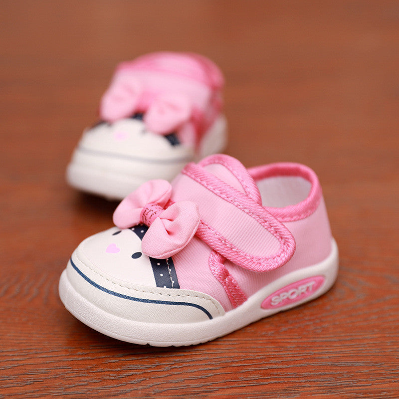 Chaussures décontractées avec nœud, chaussures de princesse pour bébés et tout-petits