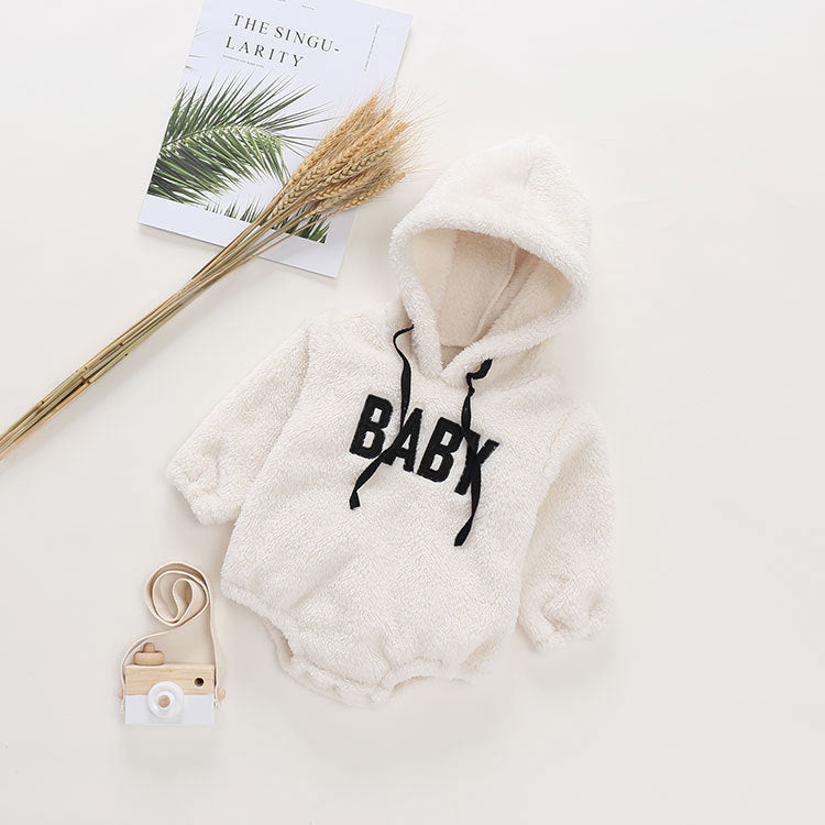 Baby BoyFall-winter Long Baby Clothes For Newborns Without Downfall Top