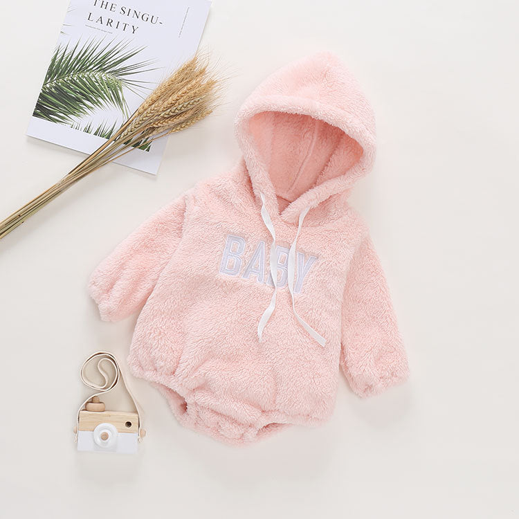 Baby BoyFall-winter Long Baby Clothes For Newborns Without Downfall Top