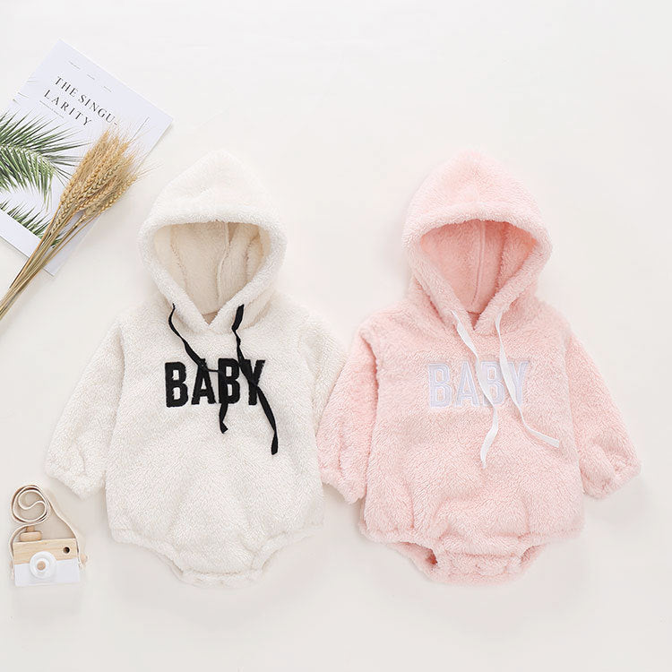 Baby BoyFall-winter Long Baby Clothes For Newborns Without Downfall Top