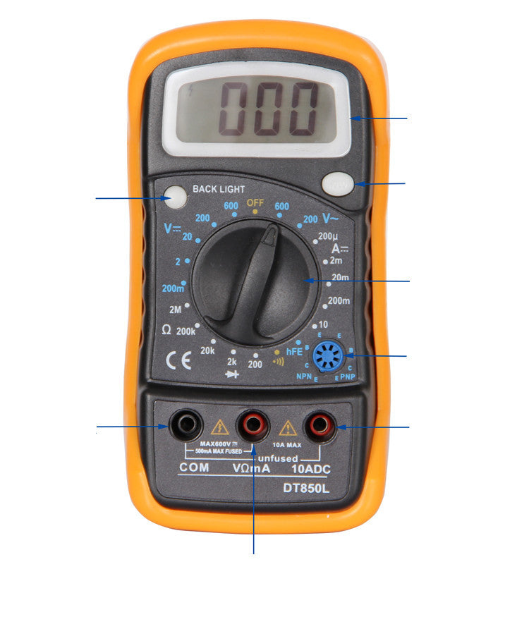 Compteur de tension et de courant