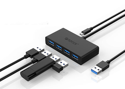 ORICO G11-H4 Cable de extensión Hub USB3.0 para computadora portátil con puerto de fuente de alimentación auxiliar