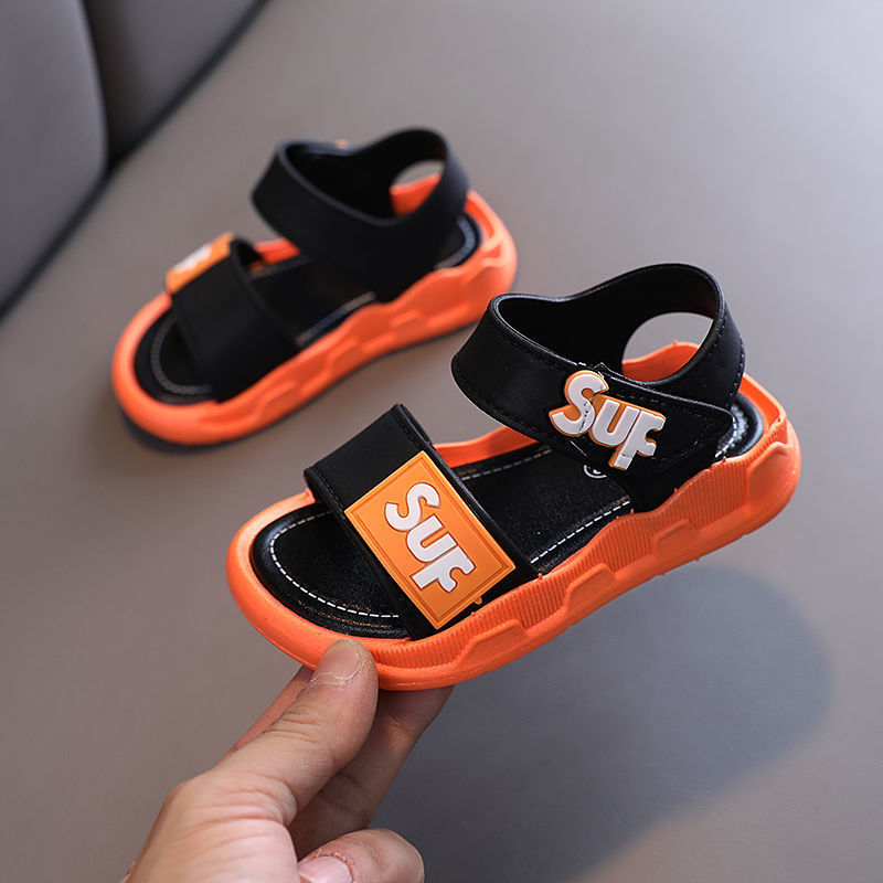 Sandales pour garçons, chaussures de plage, chaussures pour bébé à semelle souple