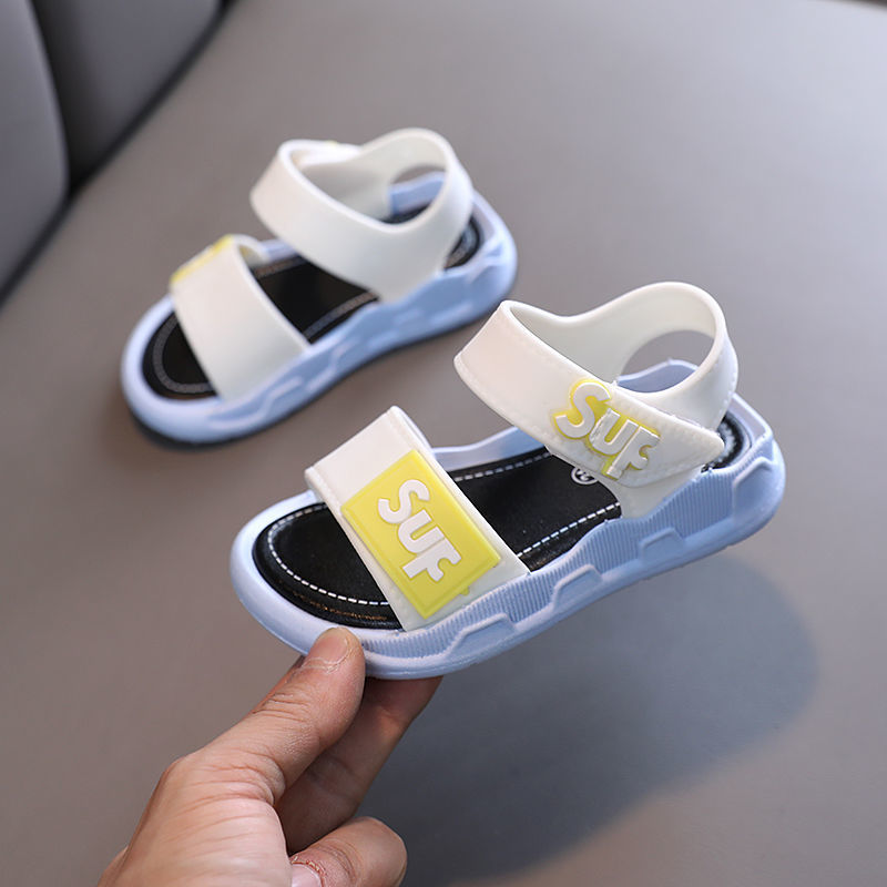 Sandales pour garçons, chaussures de plage, chaussures pour bébé à semelle souple