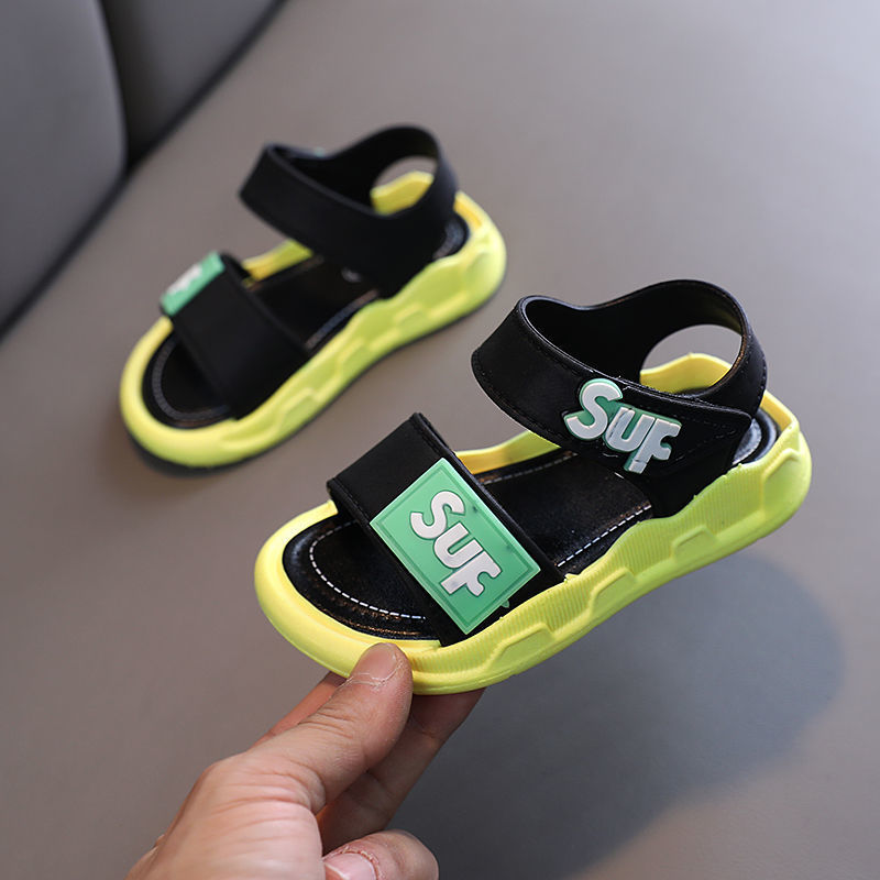 Sandales pour garçons, chaussures de plage, chaussures pour bébé à semelle souple