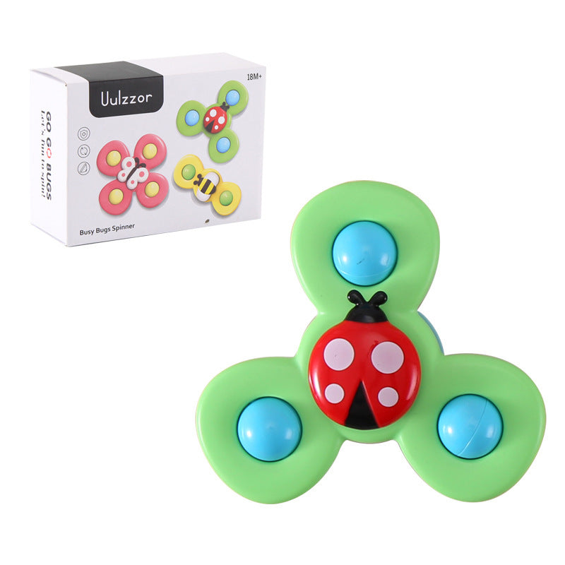 Niños Gyro insecto lechón Spinner sonajero baño juguetes de baño mesa cena apaciguar juguetes para bebés niños pequeños