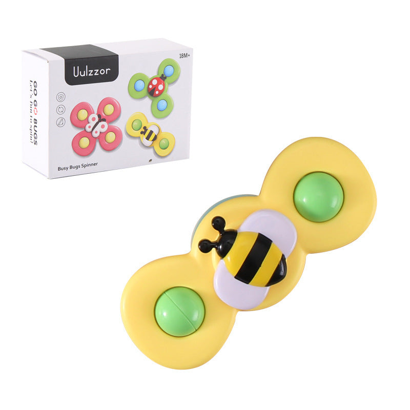 Niños Gyro insecto lechón Spinner sonajero baño juguetes de baño mesa cena apaciguar juguetes para bebés niños pequeños