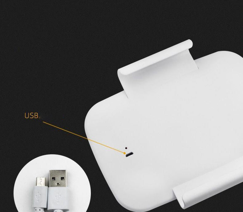 Espejo de tocador Led interfaz USB parasol para coche espejo Interior Interruptor táctil espejo Universal