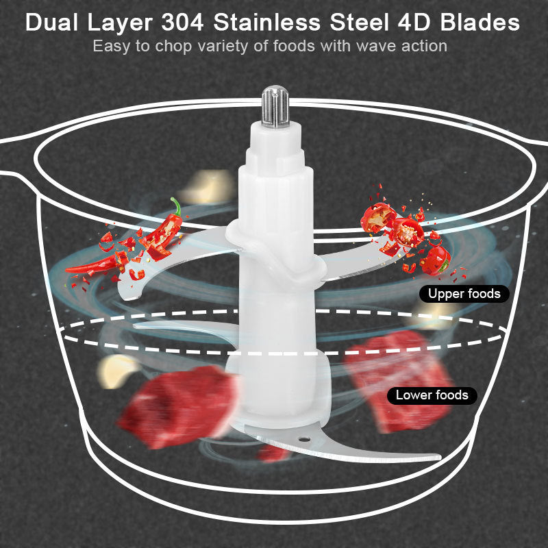 Hachoir à viande domestique multifonctionnel de cuisine