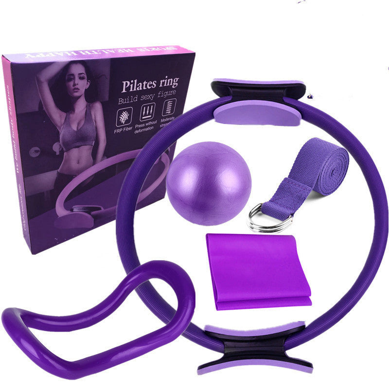 Conjunto de círculo de Yoga y Pilates de seis piezas, equipo de Fitness para culturismo, entrenamiento deportivo de Pilates