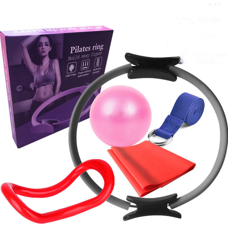 Conjunto de círculo de Yoga y Pilates de seis piezas, equipo de Fitness para culturismo, entrenamiento deportivo de Pilates