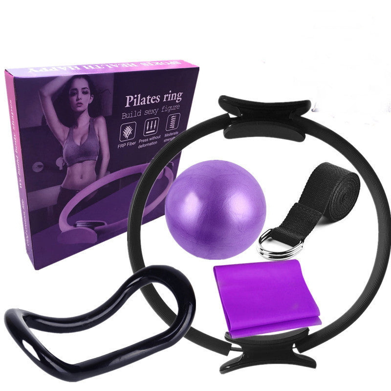 Conjunto de círculo de Yoga y Pilates de seis piezas, equipo de Fitness para culturismo, entrenamiento deportivo de Pilates