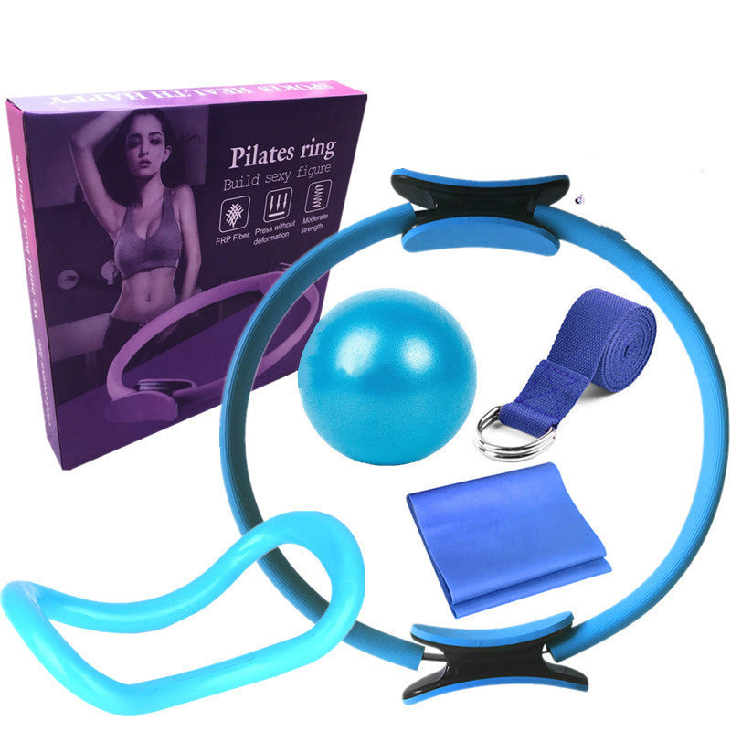Conjunto de círculo de Yoga y Pilates de seis piezas, equipo de Fitness para culturismo, entrenamiento deportivo de Pilates