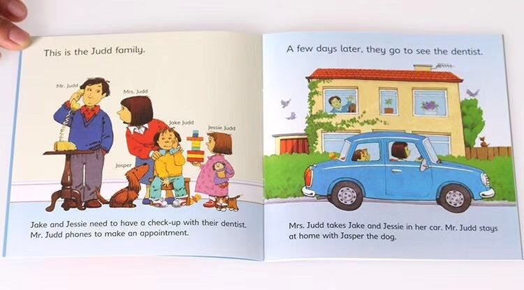 Libro ilustrado en inglés para niños Usborne Farmyard Tales 20 volúmenes Audio gratuito