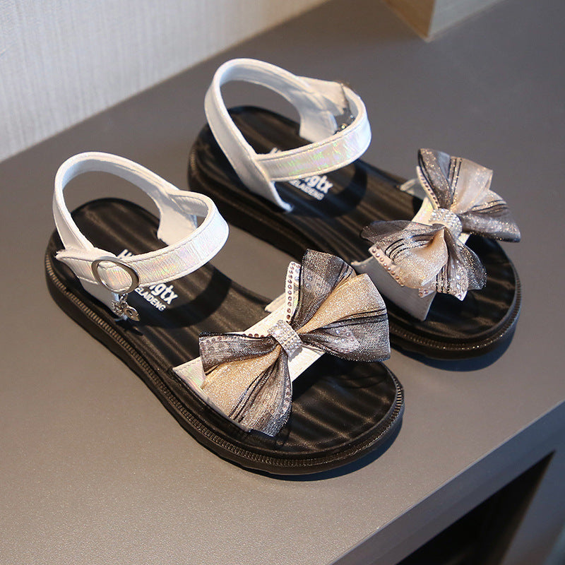 Zapatos de moda para niños Zapatos con lazo para niñas