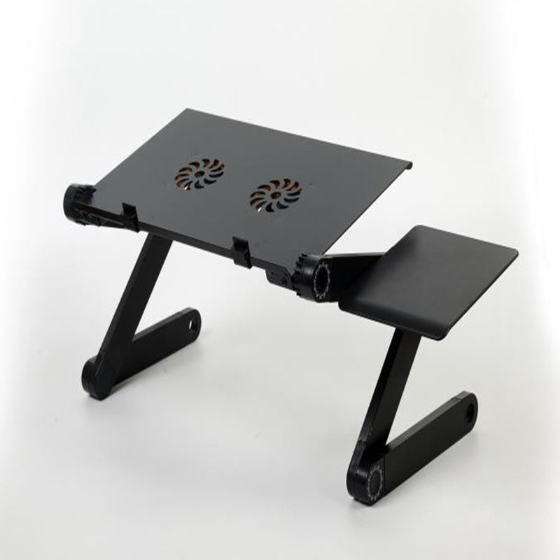 Bureau pliant rétractable réglable, bureau d'étude dans le lit, support d'ordinateur portable en alliage d'aluminium, bureau paresseux