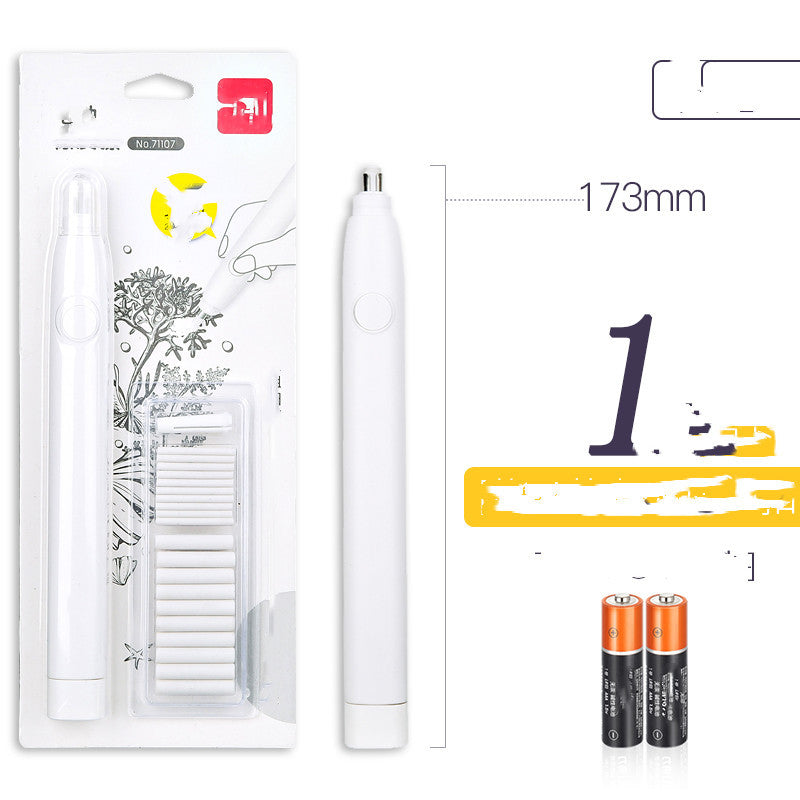 Deli – gomme électrique en caoutchouc brillant, pour élèves du primaire