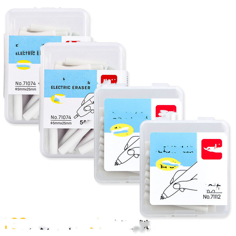 Deli – gomme électrique en caoutchouc brillant, pour élèves du primaire