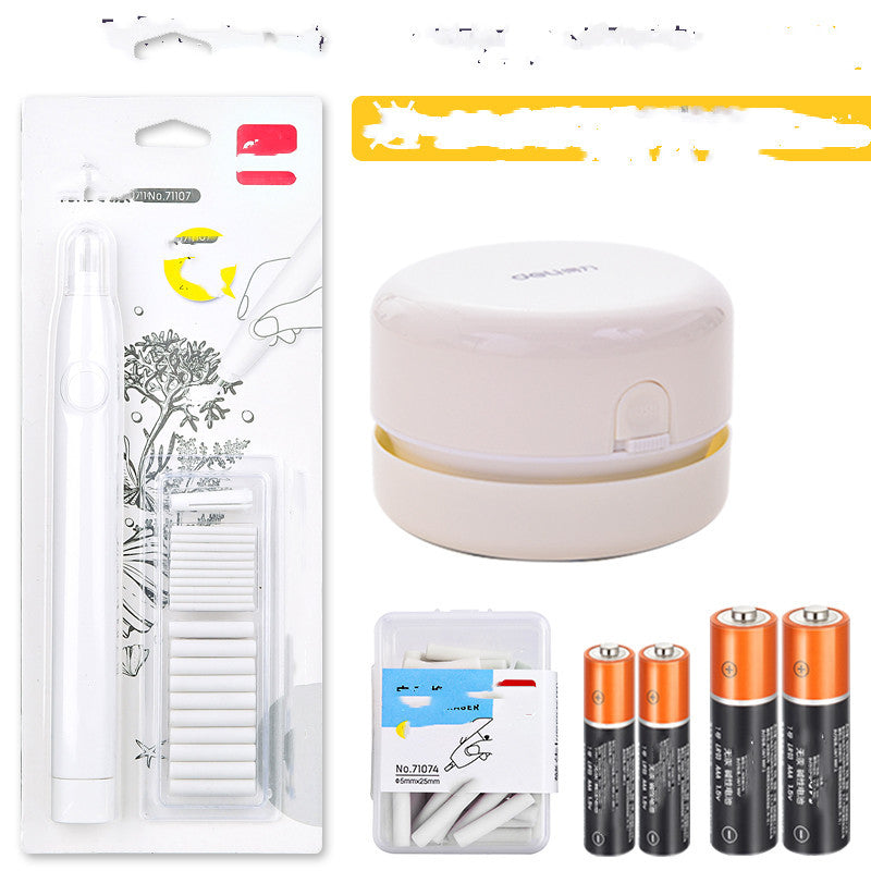 Deli – gomme électrique en caoutchouc brillant, pour élèves du primaire